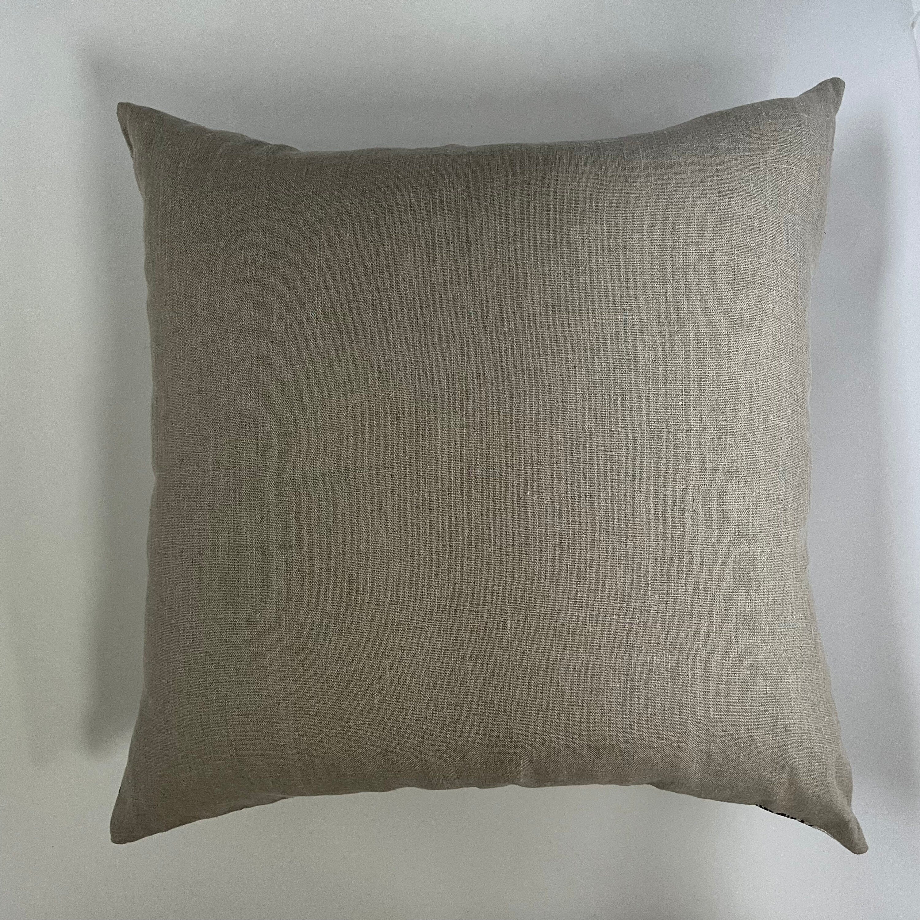 Pink pillow rose pink linen pillow plum girls pillow exposed zipper-leather pull  20”22" 24" 14x24” housewarming gift handcrafted by misa