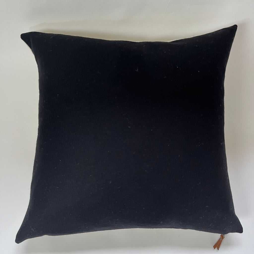 gold and tan wool pillow cover exposed zipper-leather pull 24x24 22x22" 20x20 14x24 handmade with housewarming gift